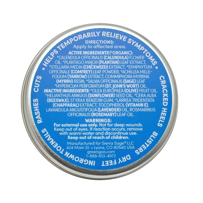 Green Goo Foot Care Salve Unscented - 1.82oz, 6 of 7