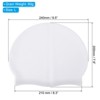 Unique Bargains Silicone Waterproof Non-Slip Adult Swimming Caps 2 Pcs - 2 of 4