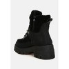 Wellerman Faux Fur Detail Chunky Hiker Boots - 3 of 4