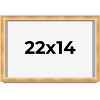 PosterPalooza | Minimalist Shadow Box Brown Picture Frame - UV Acrylic, Backing Board, Hanging Hardware - 2 of 4
