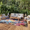 Nourison Color Splash Seahorse Indoor/Outdoor Flatweave Rug - 2 of 4