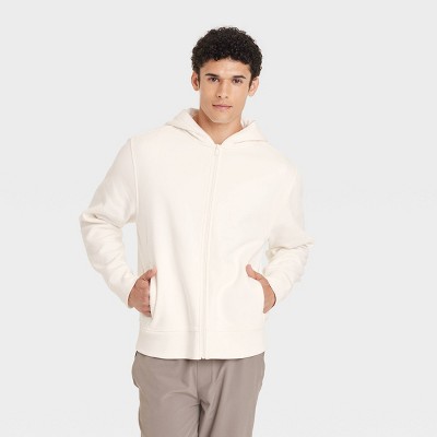 Men's Cotton Fleece Full Zip Hooded Sweatshirt - All In Motion™