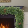 Puleo 9'x10" Artificial PE Christmas Garland - 2 of 4