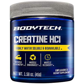 Creatine HCL Powder - Highly Water Soluble & Bioavailable - Unflavored (1.58 oz./60 Servings)