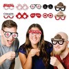 Big Dot of Happiness Canada Day Glasses - Paper Card Stock Canadian Party Photo Booth Props Kit - 10 Count - 2 of 4