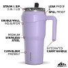 Hydrapeak Roadster 40oz Stainless Steel Tumbler Double Wall Vacuum Insulated Water Bottle With Handle & 2 in 1 Straw Lid - 2 of 4