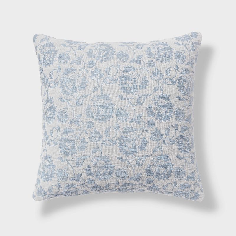 Trad Printed Floral Dec Pillow Euro - Threshold™, 1 of 5