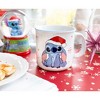 Silver Buffalo Disney Lilo & Stitch Santa Hat Ceramic Camper Mug | Holds 20 Ounces - 3 of 4