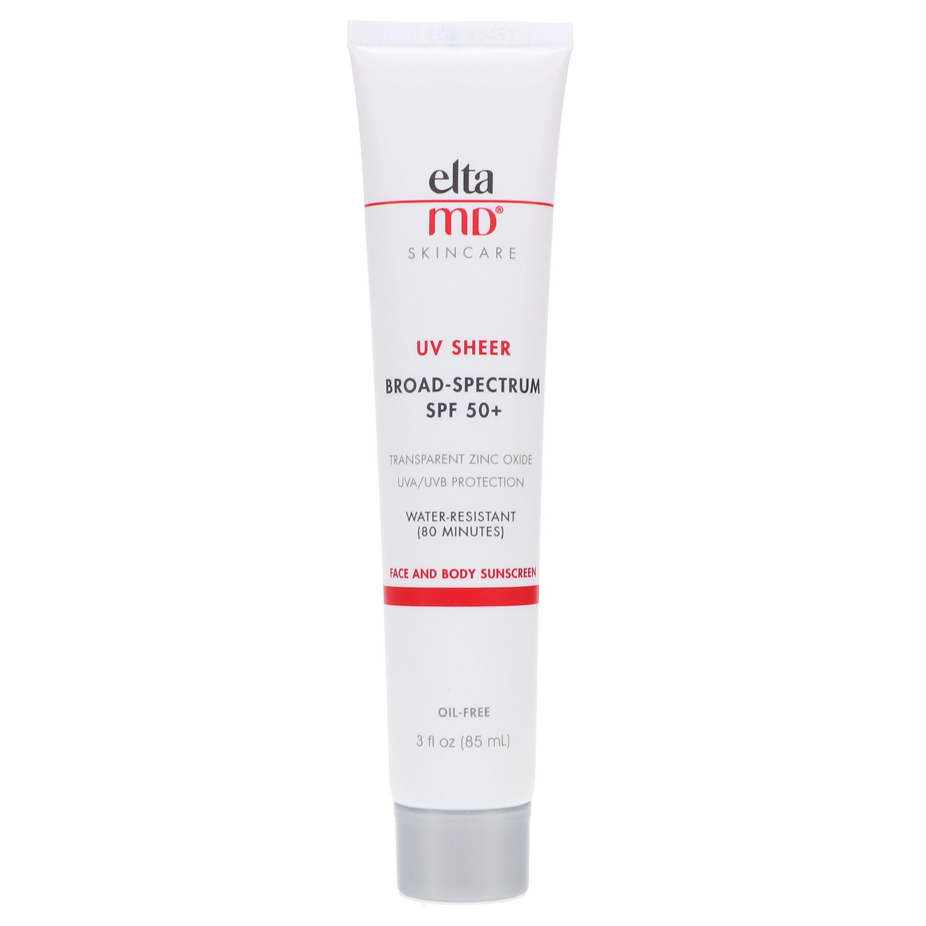 EltaMD UV Sheer Broad-Spectrum SPF 50+ Face and Body Sunscreen 3 oz