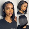 Jessie's Wig 8-14Inch Short Straight Bob Wig 13X4 Pre Cut Lace Natural Black 1 Pc/Pack - 3 of 4