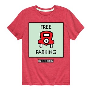 Boys' - Monopoly - Free Parking Short Sleeve Graphic T-Shirt - 1 of 4
