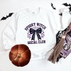 Simply Sage Market Coquette Spooky Witch Social Club Sweatshirt - XL - White - 3 of 4