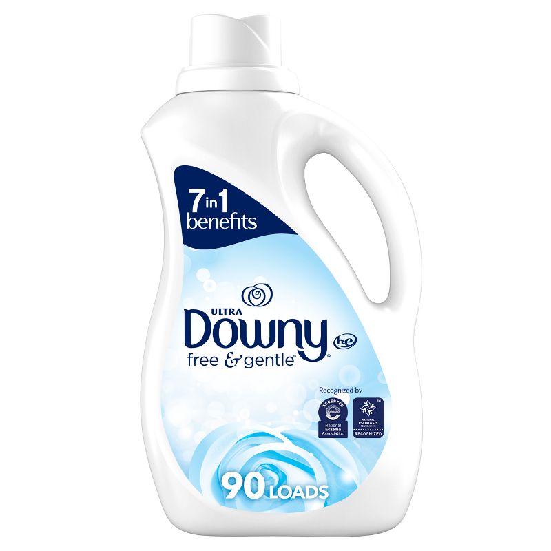 Downy Ultra Free & Gentle Liquid Fabric Conditioner - Unscented, 1 of 12