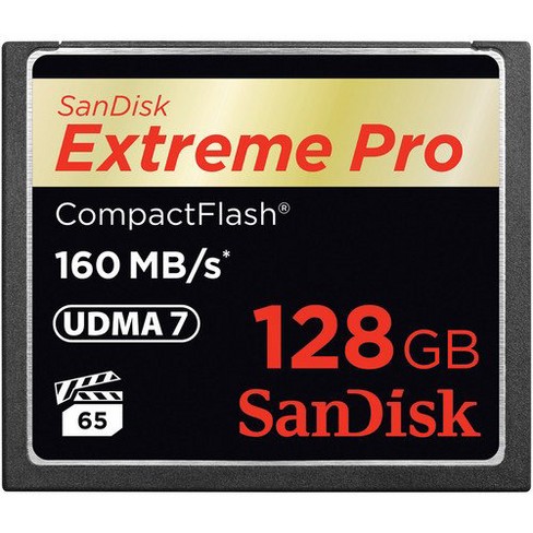Sandisk 128gb Extreme Pro Compactflash Memory Card : Target