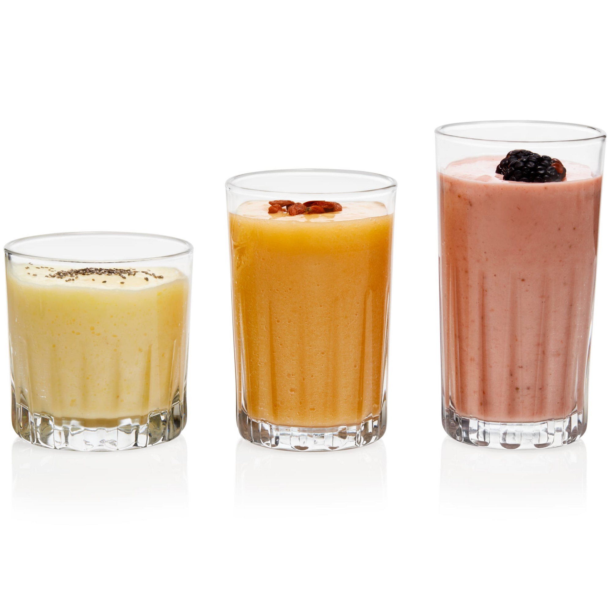 24 Piece Tumbler, Rocks and Juice Glass Set