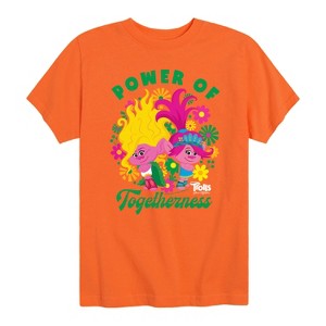 Boys' - Trolls - Poppy and Viva Power of Togetherness Short Sleeve Graphic T-Shirt - 1 of 4