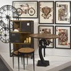 Yosemite Home Decor Raju Wood/Iron Nesting Tables in Multi-Color - 2 of 4