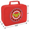Justice League Wonder Woman Athletic Logo Insulated Soft Sided Lunch Box - 2 of 4