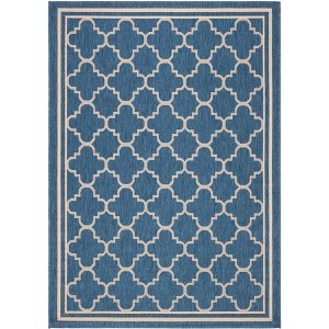 Courtyard CY6918 UV & Stain Resistant Non-Shedding Power Loomed Indoor/Outdoor Rugs - Safavieh - 1 of 4