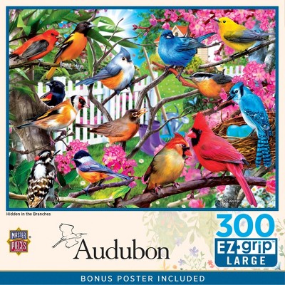 MasterPieces 300 Piece EZ Grip Puzzle - Hidden in the Branches - 18"x24"