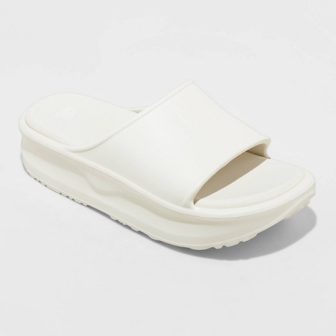 Women's Mallory Jelly Sandals - Shade & Shore™ Cream 8 : Target