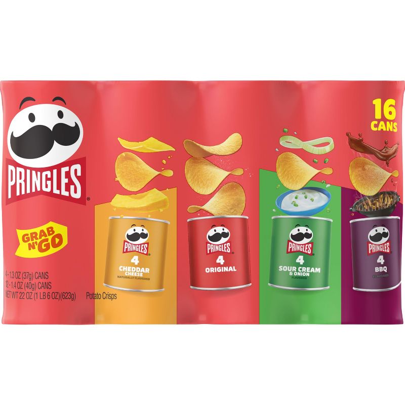 Pringles Grab and Go Variety Pack - 22oz, 5 of 9