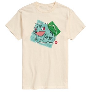 Men's - Pokémon - Bulbasaur Marker Short Sleeve Graphic T-Shirt - 1 of 3