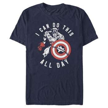 Men's Marvel Captain America Can Do This All Day T-Shirt