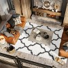 Marrakesh Shag Trellis Area Rug - JONATHAN Y - 4 of 4