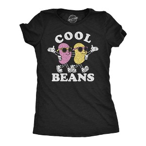 Womens Funny T Shirts Cool Beans Holiday Sunday Candy Graphic Tee For Ladies - Crazy Dog Women's T Shirt - 1 of 4