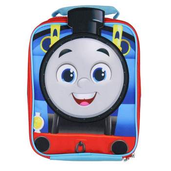 Thomas The Train Kids Lunch Box 3D Engine Insulated Lunch Bag Tote Blue