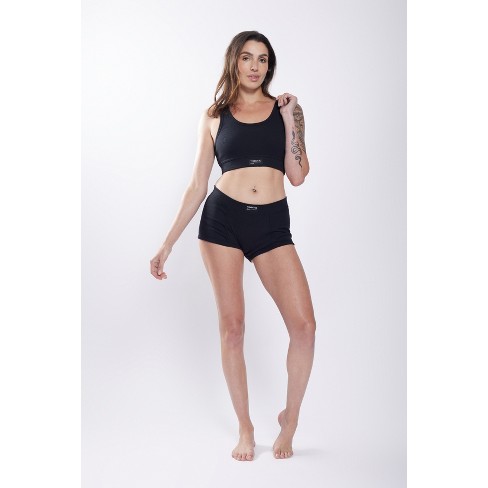 Boxers in stretch organic cotton - Black