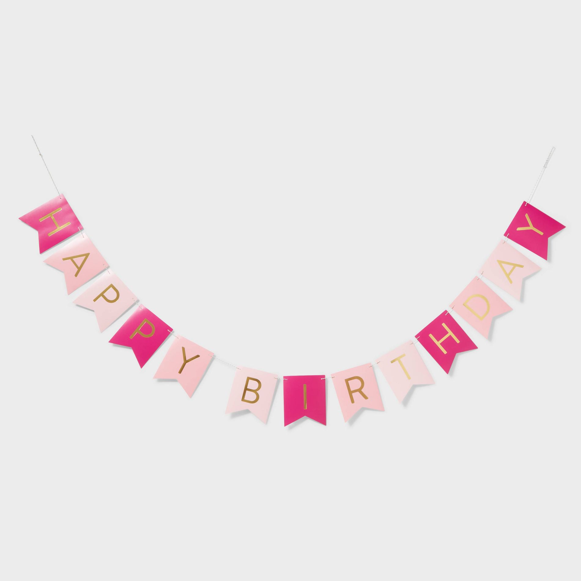 Hot Pink Happy Birthday Banner - Spritz™