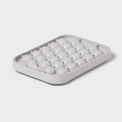 Silicone Sphere Ice Tray with Lid Gray - Room Essentials™