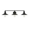 Elegant Lighting Etude 3 light black Wall Sconce - 3 of 4