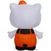Hello Kitty 3' Airblown in Jack O'Lantern Outfit Halloween Inflatable Decoration - 2 of 4