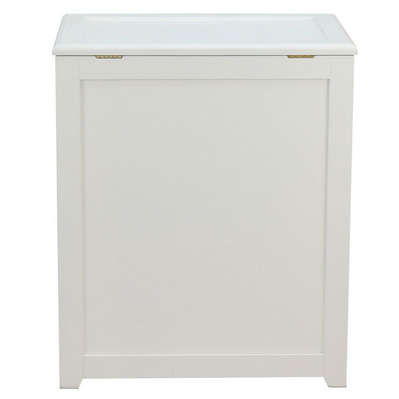 Oceanstar Storage Laundry Hamper, White, 5 of 11
