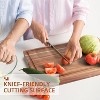 Large Wooden Cutting Board, Butcher Block with Deep Juice Groove and Side Handle for Meat, Vegetables, Cheese - 2 of 4