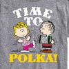 Men's - Peanuts - Sally and Linus Oktoberfest Time To Polka Short Sleeve Graphic T-Shirt - 2 of 4