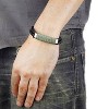 West Coast Jewelry Men's Wrapped Twine Center Genuine Leather Bracelet (13mm) - 8" - 4 of 4
