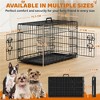 Yaheetech Metal Dog Crate for Small to Medium-Sized Dogs, Black - 3 of 4