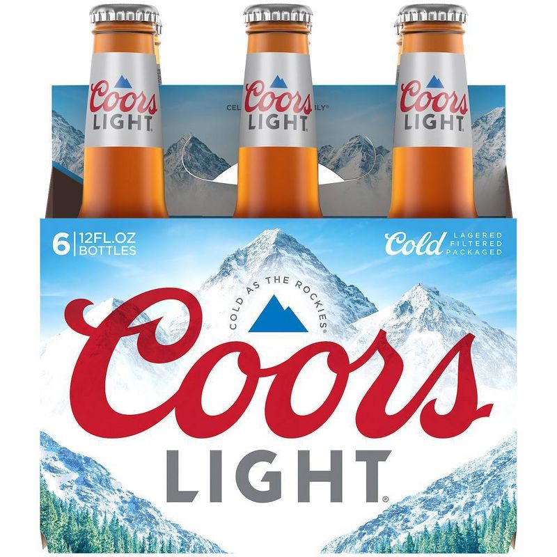 Coors Light Beer - 6pk/12 fl oz Bottles, 3 of 7