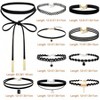 Black Velvet Choker Necklaces with Storage Bag for Women Fashionable, Exquisite and High-end - 3 of 4