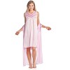Casual Nights Women's Satin 2 Piece Robe and Nightgown Set - 4 of 4