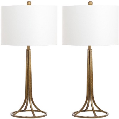 Mckenna Table Lamp  (Set of 2) - Antique Bronze - Safavieh