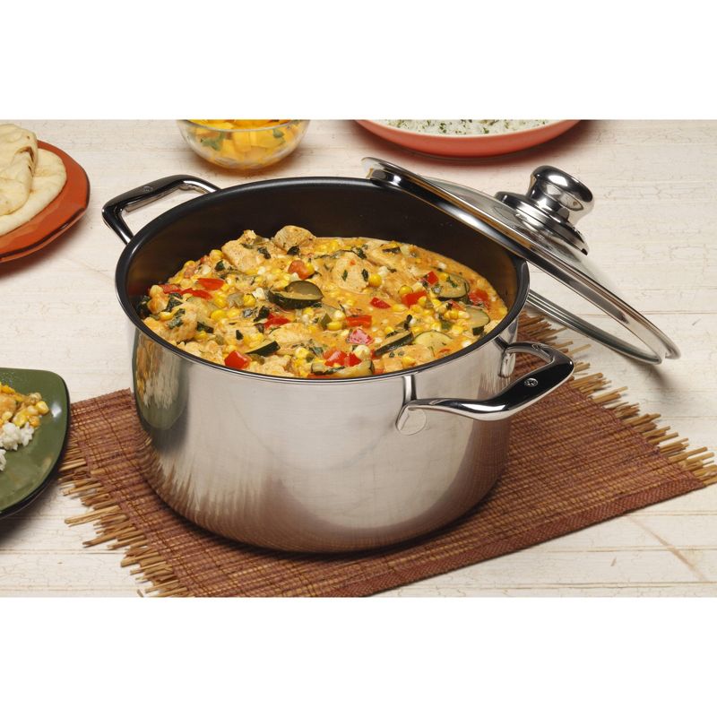 Swiss Diamond Nonstick Clad Induction Dutch Oven with Tempered Glass Lid, 9.5", 6.3 QT, 3 of 4