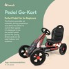 Hauck Cyclone Pedal Go Kart with Adjustable Bucket Seat, 12 Inch EVA Foam Plastic Wheels, Handbrake for Rear Wheels - Ride On Toy for Kids 4-10 years - 2 of 4