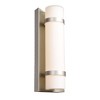 Access Lighting Cilindro 1 - Light Wall Light in  Brushed Steel - 3 of 4