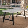 NicBex Patio Rectangle Dining Table Outdoor Acacia Wood 70.5 Inch Table All-Weatherproof - 2 of 4