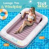 POOLSIDER Inflatable Tanning Pool Lounger | Large Inflatable Tanning Bed for Adults | Tanning Float - 3 of 4